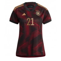 Dámy Fotbalový dres Německo Ilkay Gundogan #21 MS 2022 Venkovní Krátký Rukáv